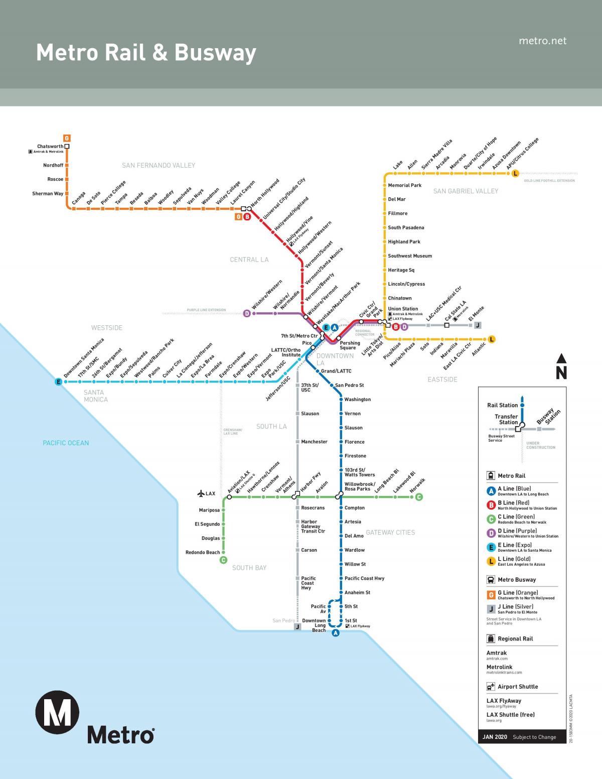 mapa del metro de la