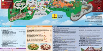 Six flags mapa de Los Ángeles